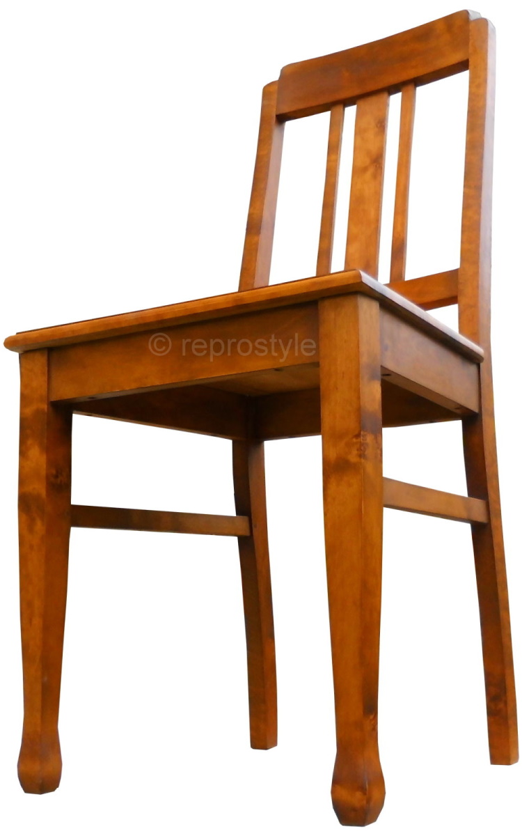 Stuhl Modell T - Erle - Farbe Eiche mittel - Hartl/ Wachs