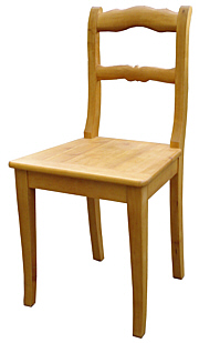 Stuhl Modell B3 - Erle, gelt & gewachst