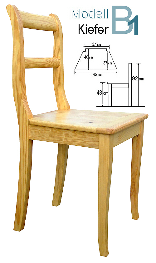 Stuhl Modell B1 Kiefer - reprostyle
