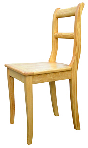 Stuhl aus Kiefernholz - Modell B1- reprostyle