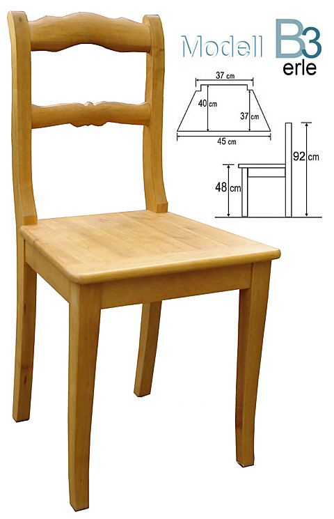 Stuhl B3 Erle - reprostyle