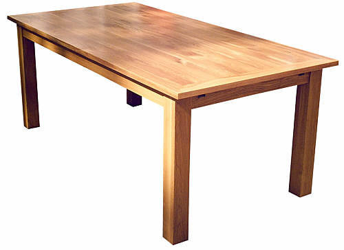 Tisch 200 x 100 cm - Eiche - Bein D